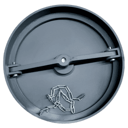 22" Single-Bolt Flush Manhole (Model #SB540-22A) - Painted Steel