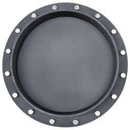 18" Multi-Bolt Raised Manhole (Model #MB154-18R-A) - Painted Steel