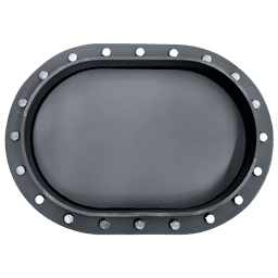 18" x 24" Multi-Bolt Raised Manhole (Model #MB502-1824A) - Painted Steel