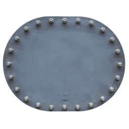 18" x 24" Multi-Bolt Raised Manhole (Model #MB502-1824A) - Painted Steel