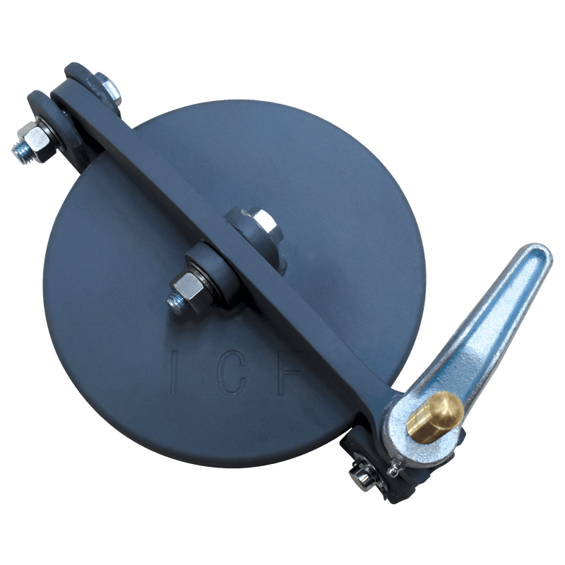 8" Ullage Hatch with 5" Coaming Height (Model #DB144-08-05A) - Painted Steel