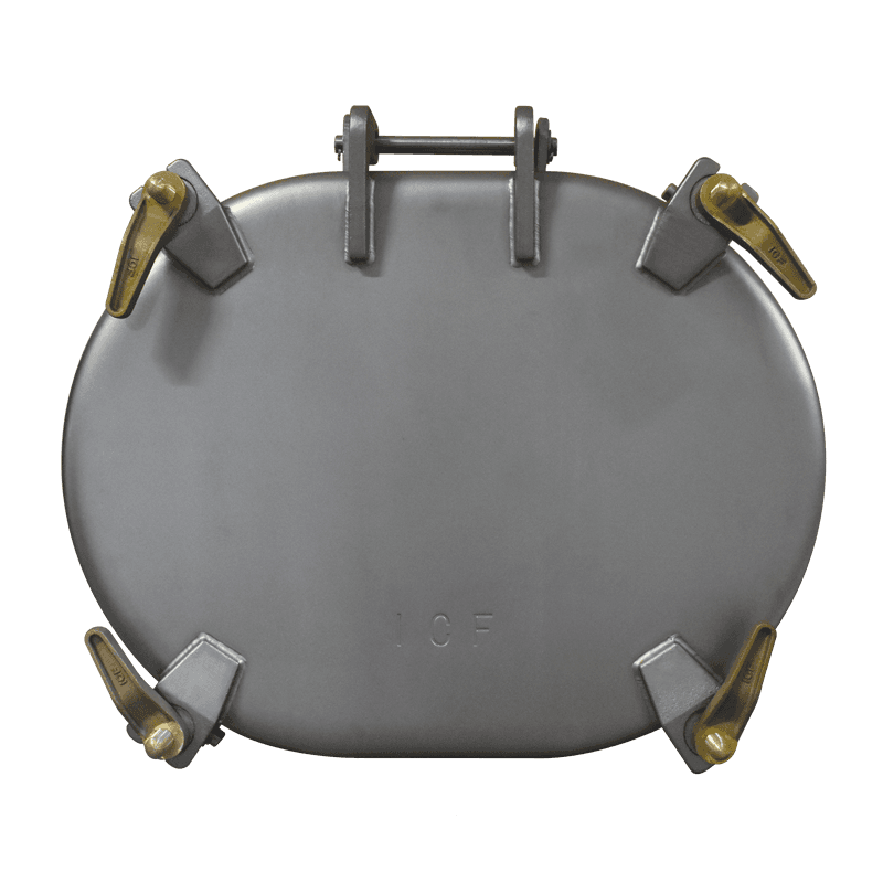 18" x 24" 4-Dog Raised Bolt Hatch (Model #SS464-1824A) - Stainless Steel